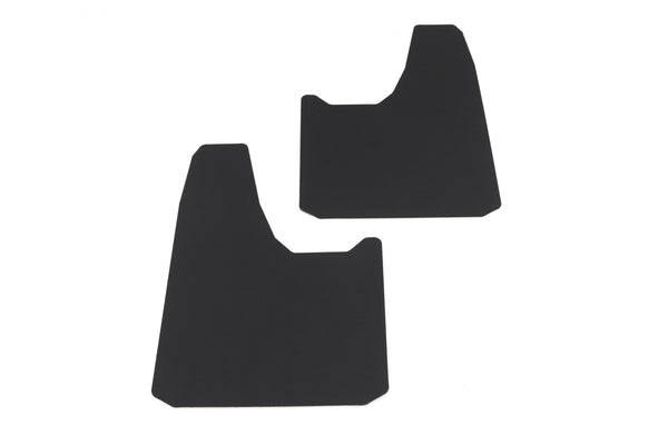 Red Hound Auto 2 Piece Modern Universal Splash Guards Fits Most Full-Size 1/2, 1/4 and 1 Ton Trucks and SUVs Front or Rear Driver and Passenger Mud Flaps Black 2pc Set with Hardware 13 x 19 Inches